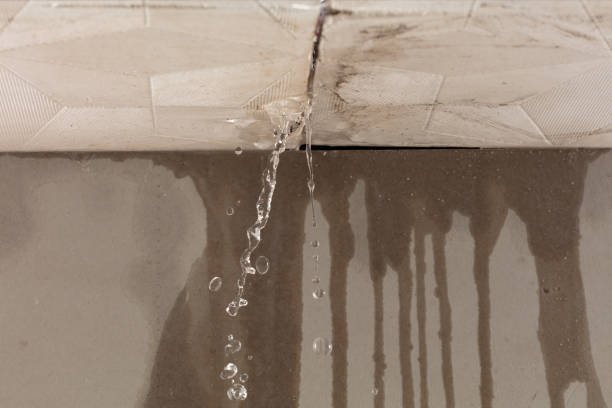 Professional Sewage Cleanup technician working in Utica, NY